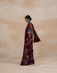 Floral Print Pure Silk Sarees